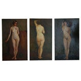 Early 20th Century Nude Oil Paintings