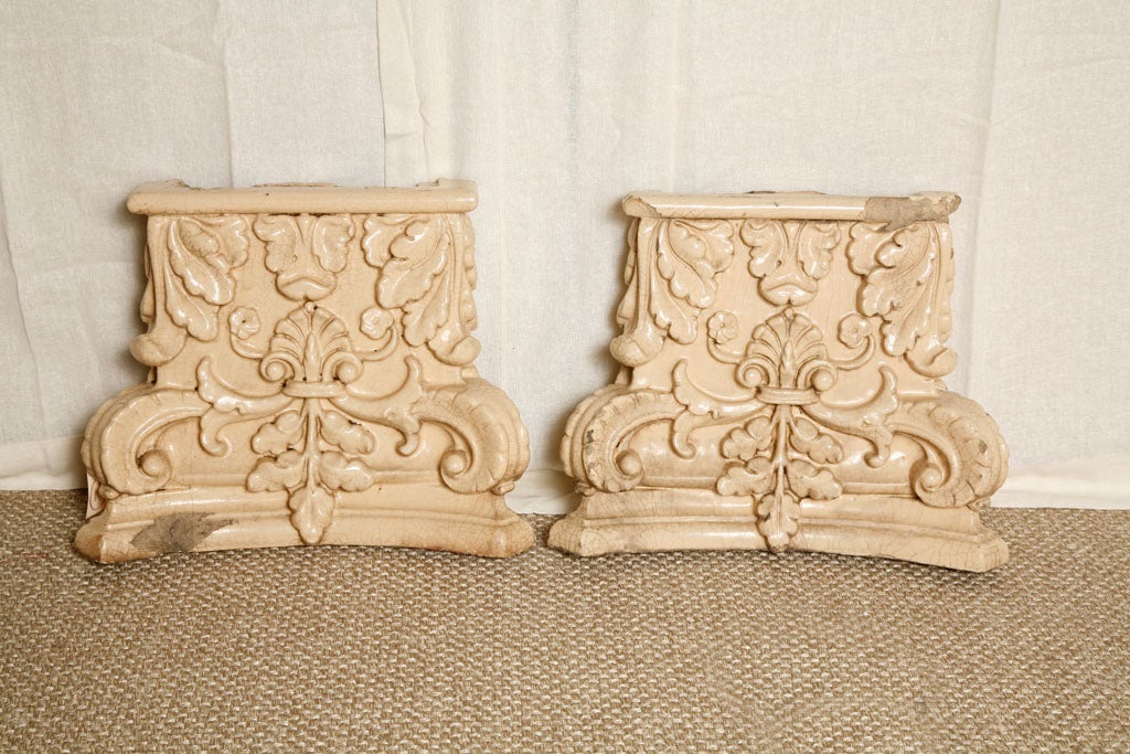 Gladding McBean Terra Cotta Column Capitals 1