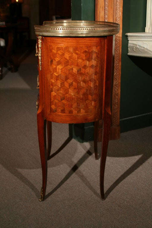 LXVI Style Marquetry Kidney Table For Sale 2