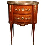 LXVI Style Marquetry Kidney Table