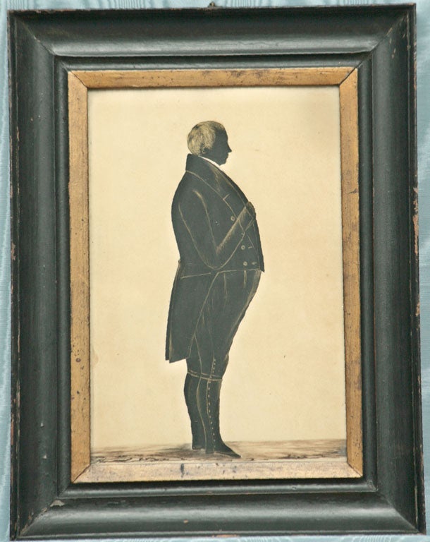 FULL LENGTH SILHOUETTE OF A GENTLEMAN 1