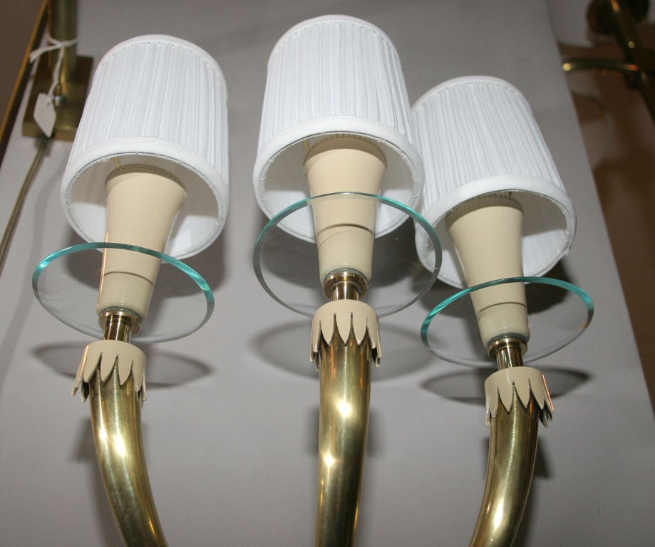 A Pair of  Art Moderne Sconces 3