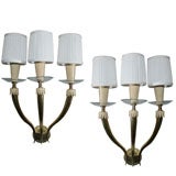 A Pair of Art Moderne Sconces