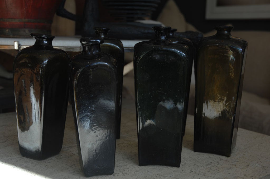 Collection 19th Century Gin Bottles 2