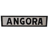 Great Northern Railroad ANGORA sign