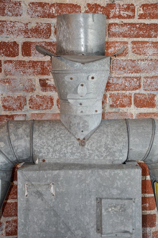 Iconic Life Size American Tin Man Trade Sign 2