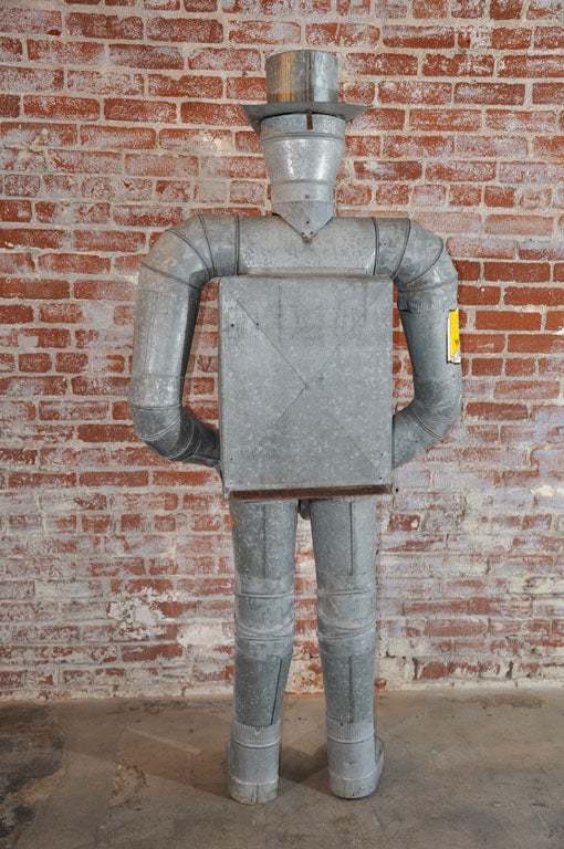 Iconic Life Size American Tin Man Trade Sign 5