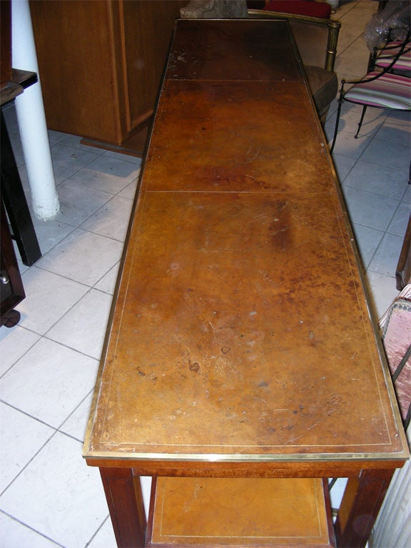 Large 1940s Console Table by Jacques Adnet 1