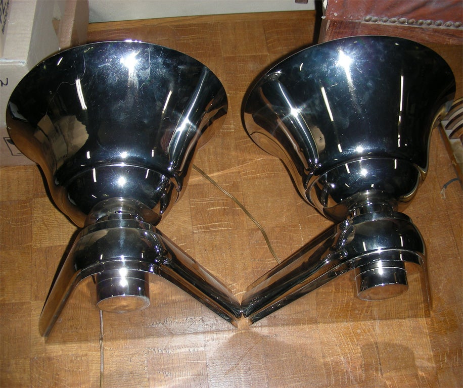 Two Large 1930s Sconces For Sale 1
