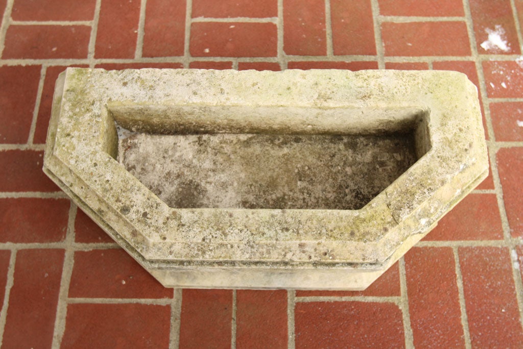 Stone Wall Fountain Basin