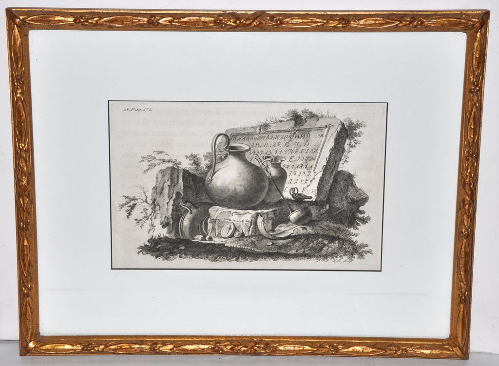 18th Century and Earlier Giuseppe Bracci Ancient Maxims Framed Engravings For Sale