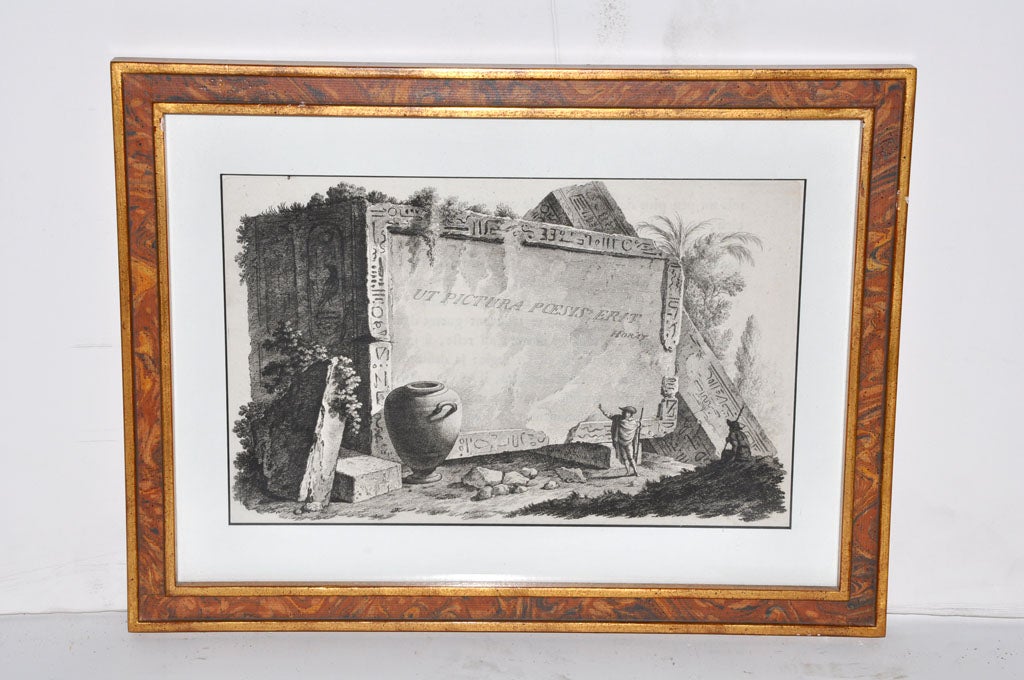 Set of Six Engravings with Ancient Roman Themes For Sale 1