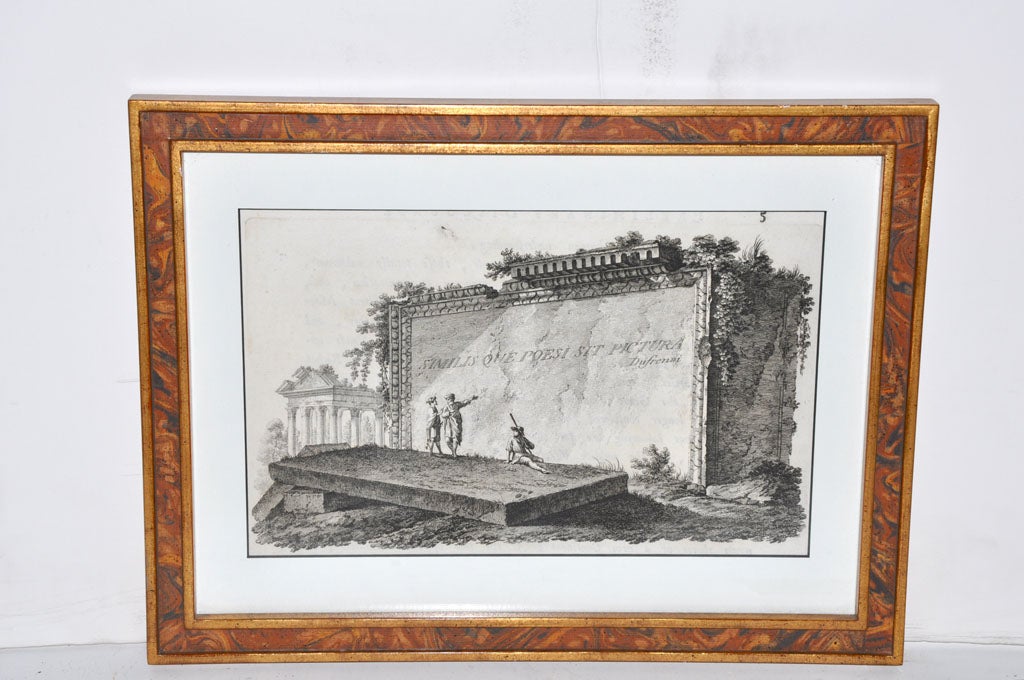 Set of Six Engravings with Ancient Roman Themes For Sale 2