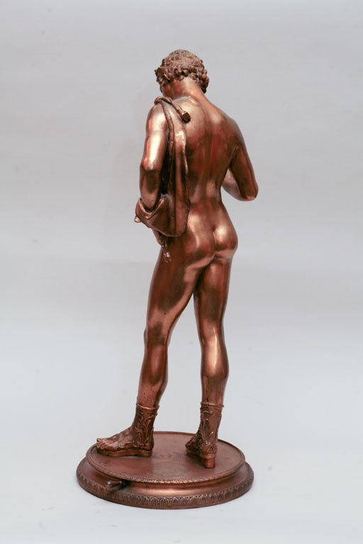 Gilt Bronze Statue Of Narcissus 4