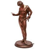 Gilt Bronze Statue Of Narcissus