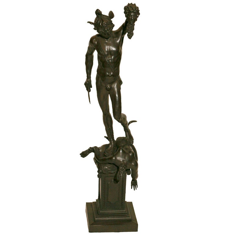 Grand Tour Patinated Bronze "Perseus"