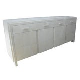 White Shagreen Buffet Designed by Donna Parker
