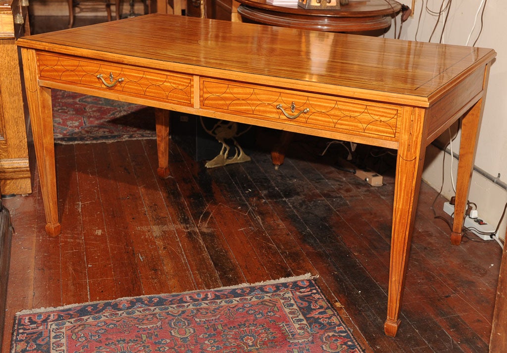 Satinwood Library Table