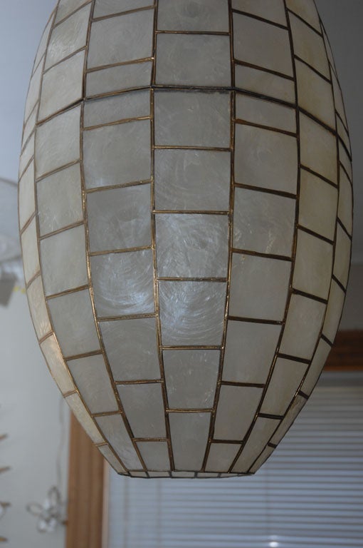 American Capiz Shell Chandelier