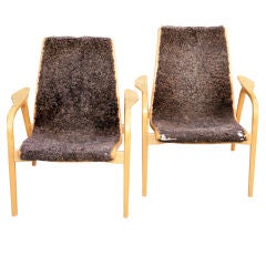 Pair of 'Lamino' Armchairs by Yngve Ekstrom