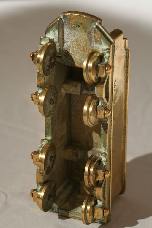 English Solid Brass Model Train