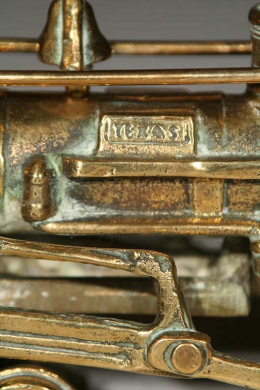 Solid Brass Model Train 1