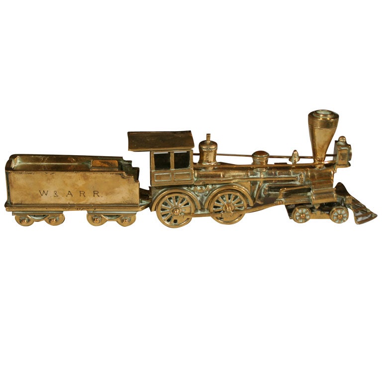 Solid Brass Model Train