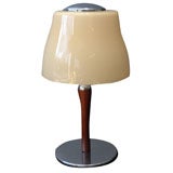 Italian Glass Table Lamp by lecuos