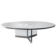 Italian Glass Coffee Table