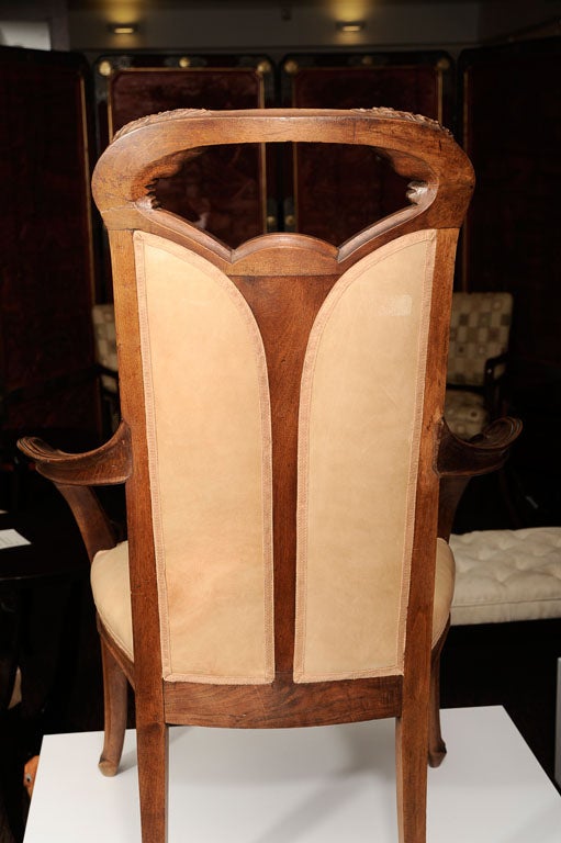 Pair of Louis Majorelle Armchairs For Sale 3