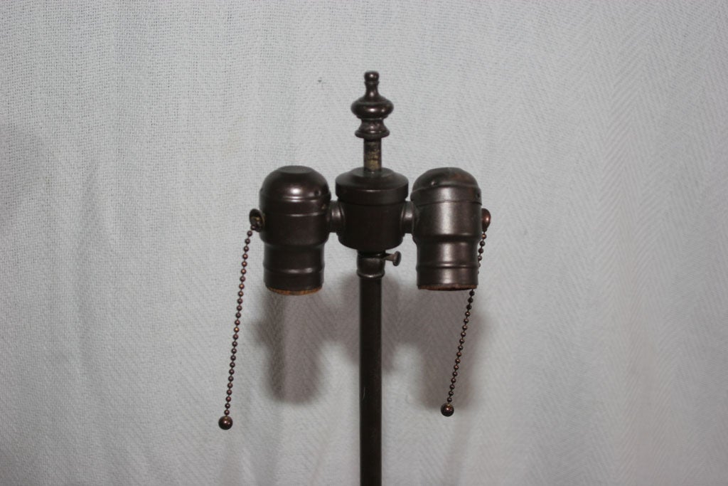 Bronze Table Lamp after Giacometti For Sale 3
