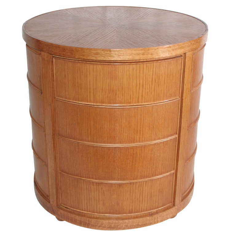 Round Oak Side Tables For Sale at 1stDibs