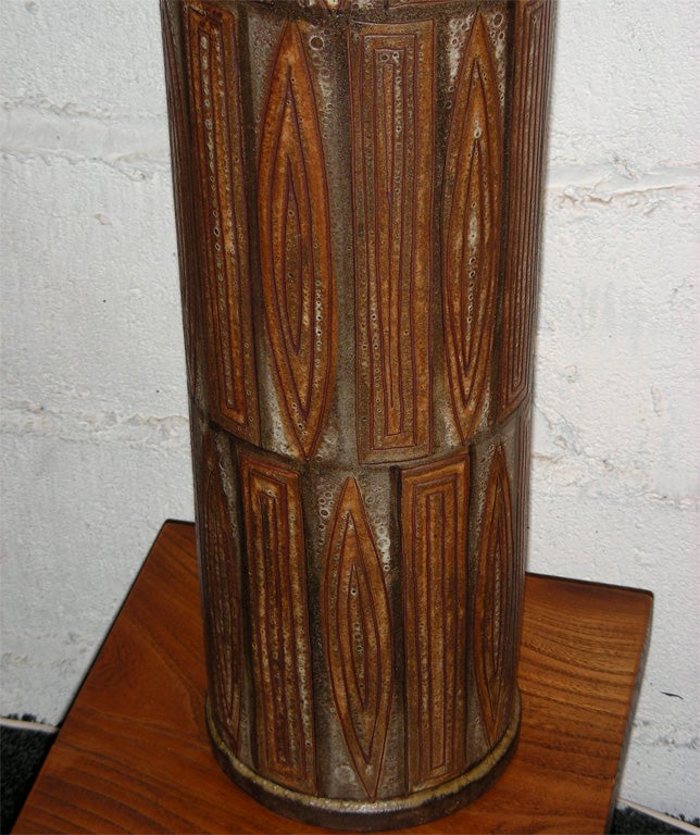 French Large 1950s Vase by Alexandre Kostanda For Sale