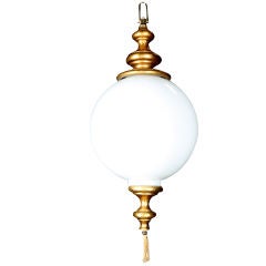 MAME Inspired Vintage Pendant Gilt Wood