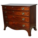 Massachusettes Bow Front Chest with Inlay