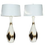 PAIR Mad Men Style Ceramic Lamps