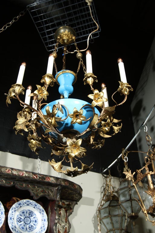 Multi Arm  Bronze Chandelier 3