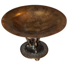 Bronze Compote by Oscar Bach