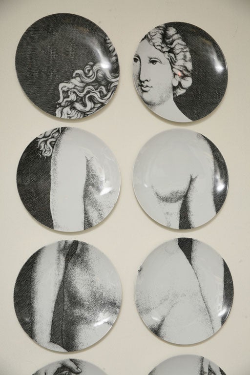 fornasetti adam and eve plates for sale