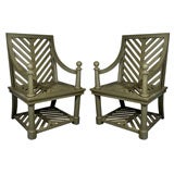 Outdoor Lounge Chairs by Emilio Terry