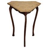 A Cabriole Leg Side Table
