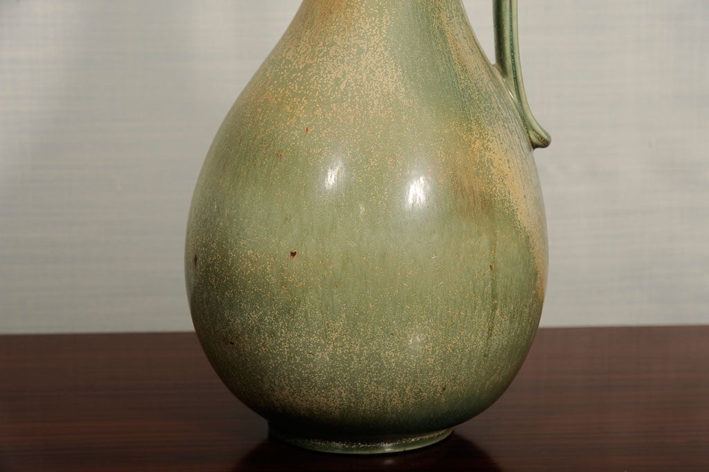 Mid-Century Modern Vase en grès de Gunnar Nylund pour Rrstrand en vente