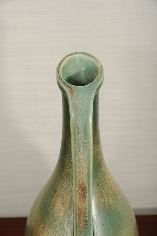 Stoneware Vase by Gunnar Nylund for Rörstrand In Excellent Condition For Sale In New York, NY