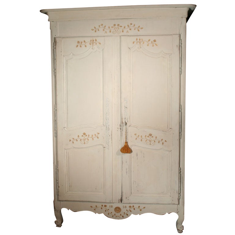 Antique Painted Armoire