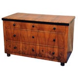 Beidermeier Ebonized Walnut Chest of Drawers