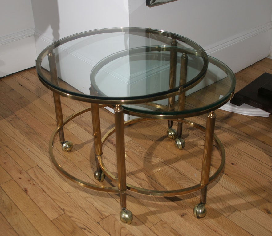 Set of Two Regency Style Occassional Tables