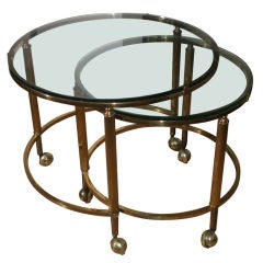 Set of Two Regency Style Occassional Tables