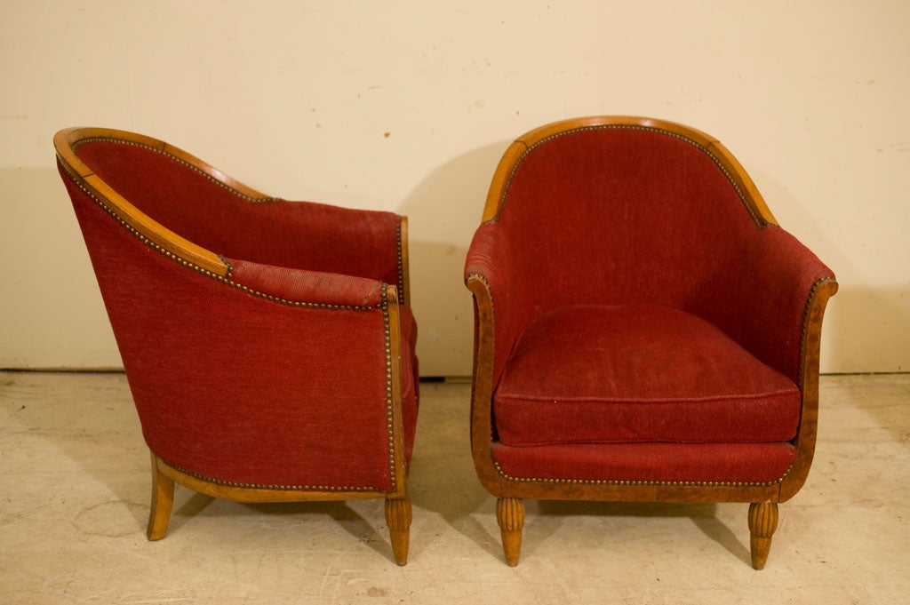 20th Century Pr. French Art Deco Armchairs For Sale