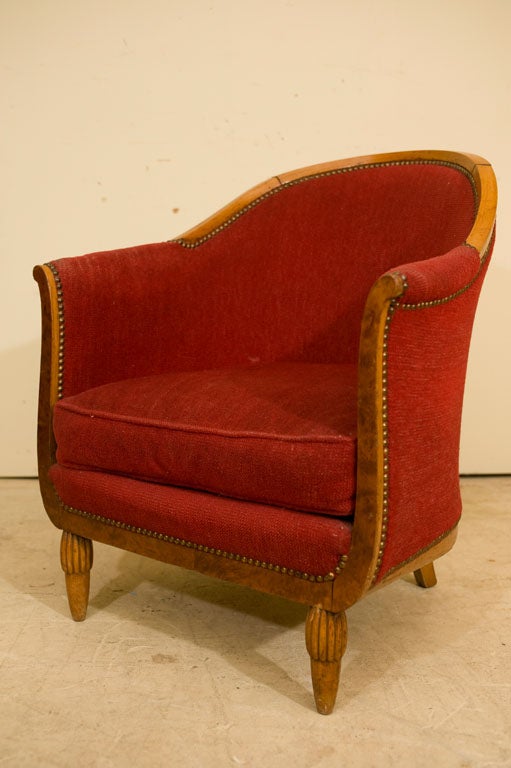Pr. French Art Deco Armchairs For Sale 2
