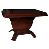 French Art Deco Palisander Rio "Tulip" Gaming Table